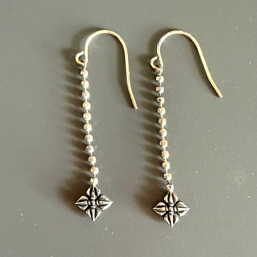 【SHAMBALLA】ダブル・ドージェ　ピアス シルバー925