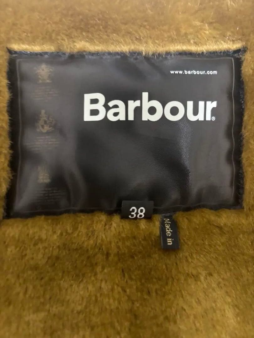Barbour フリースベスト サイズ38 オリーブ