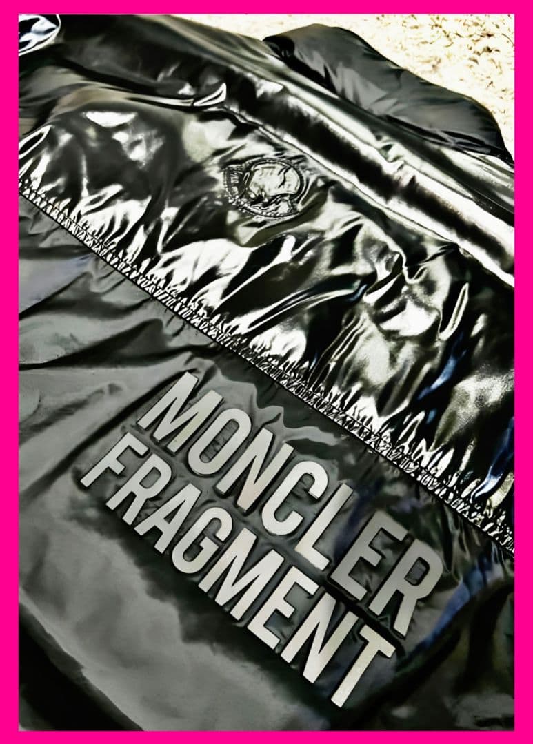 ユニセックスステッチロゴMONCLERフラグメントダウンジャケット モンクレール
