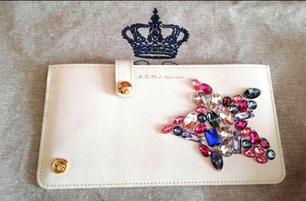 ❀*❀様 ADMJ 長財布スワロフスキークリスタル 星