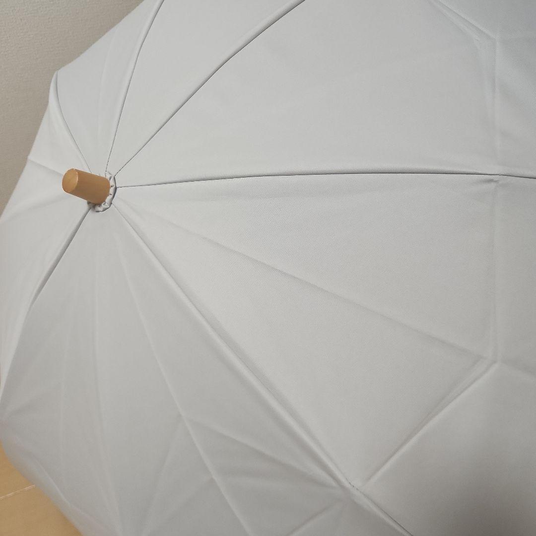サンバリア100 日傘 2段 コンビ ホワイト