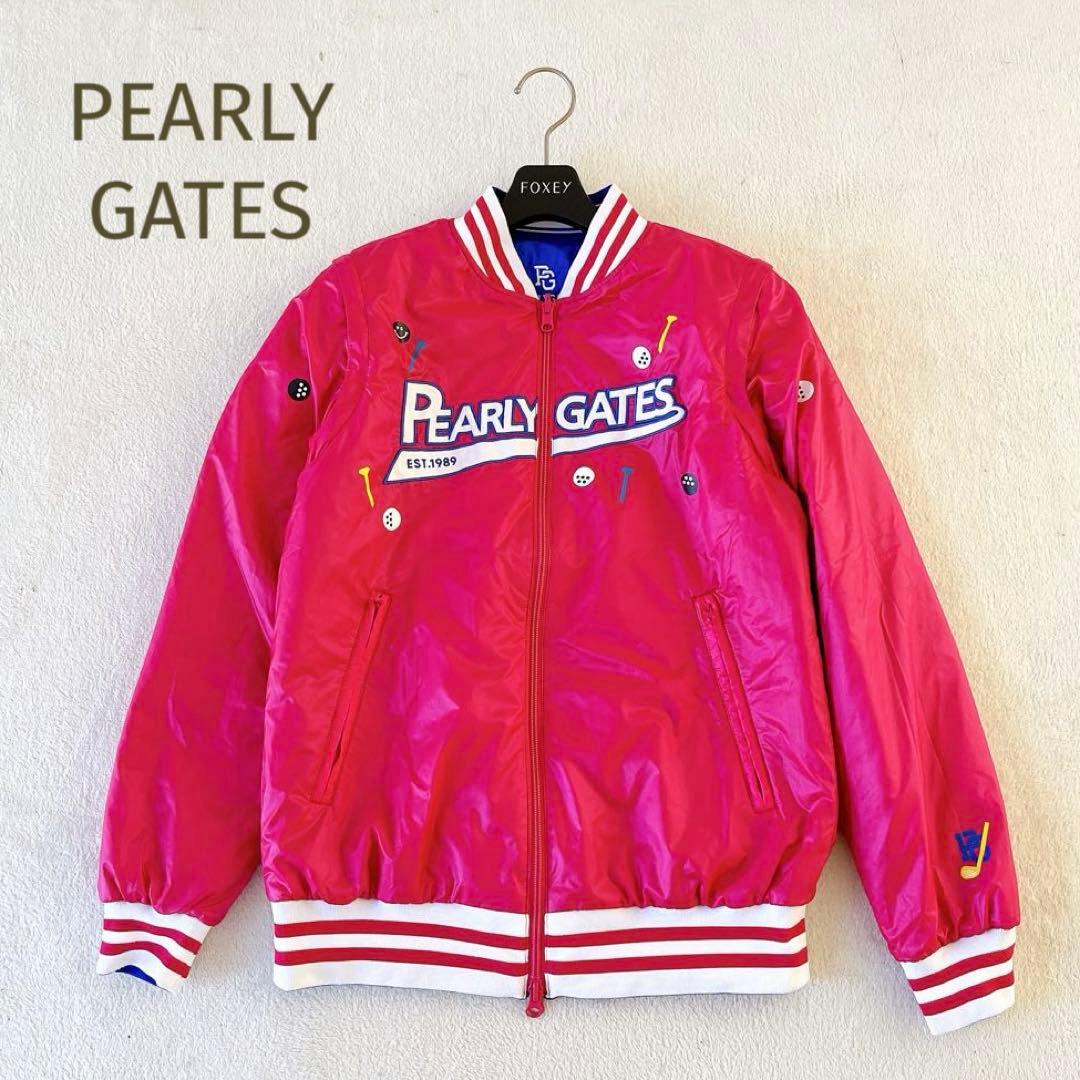 極美品★PEARLY GATES★23年 中綿リバーシブルジャンパー 4way0