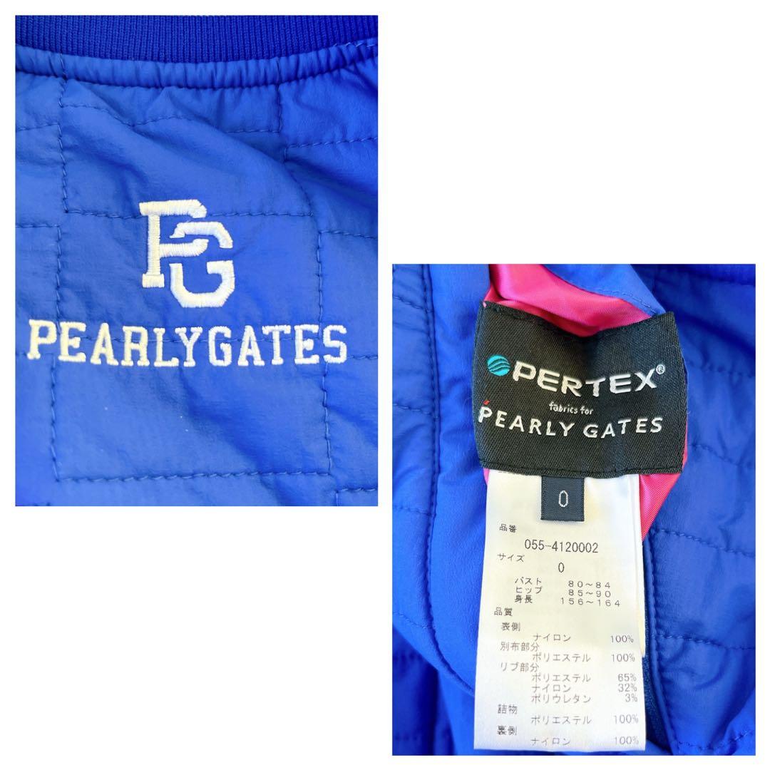 極美品★PEARLY GATES★23年 中綿リバーシブルジャンパー 4way0