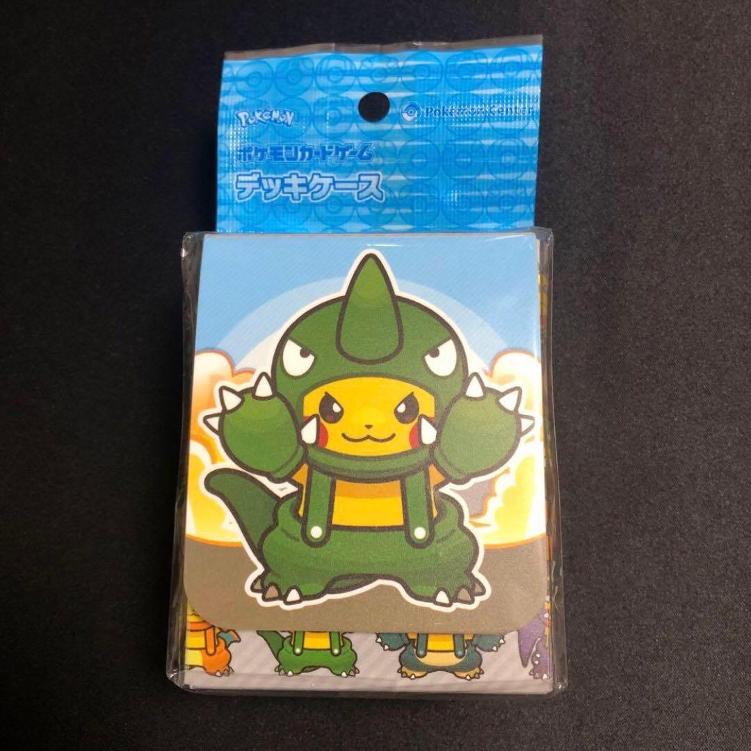 【ポケモンカード】絶版！超貴重　着ぐるみピカチュウ集合　ポンチョ デッキケース