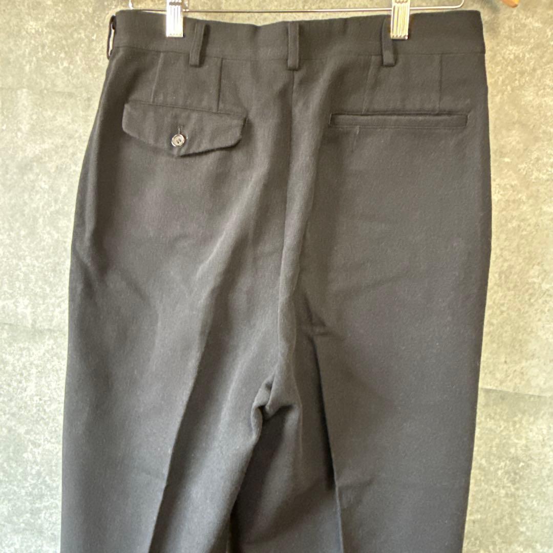 COMME des GARCONS HOMME ツータックパンツ ブラック　M
