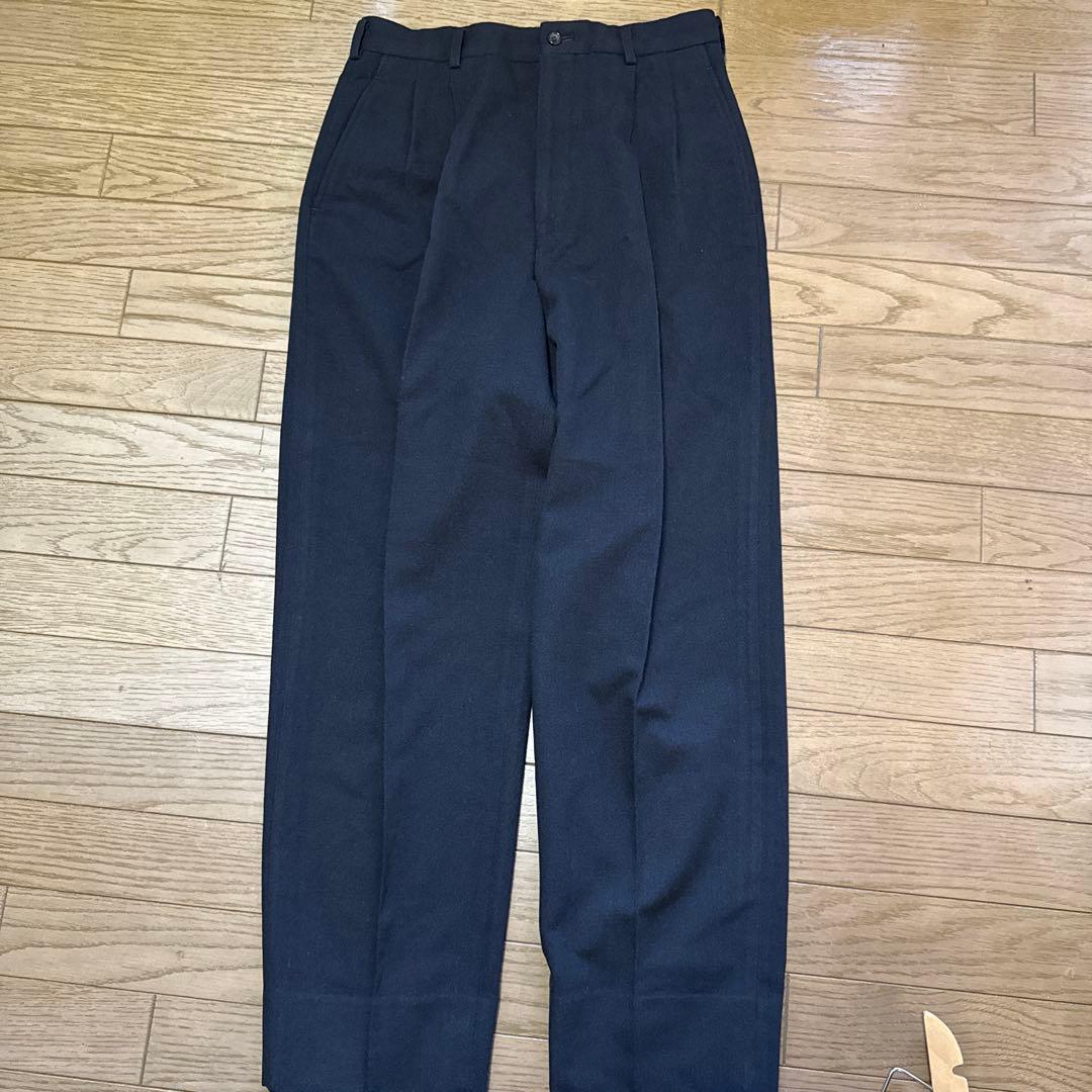 COMME des GARCONS HOMME ツータックパンツ ブラック　M