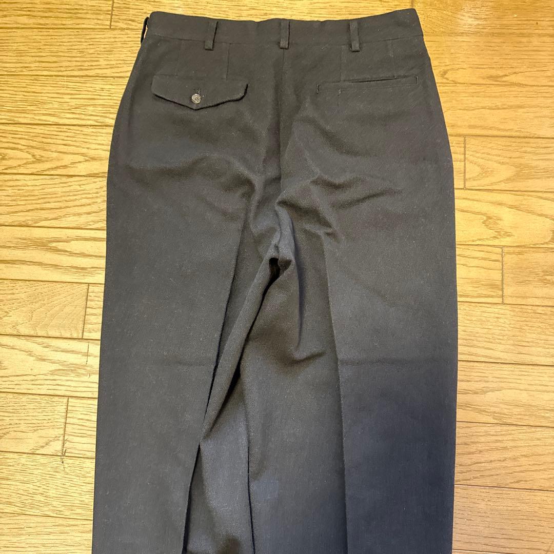 COMME des GARCONS HOMME ツータックパンツ ブラック　M