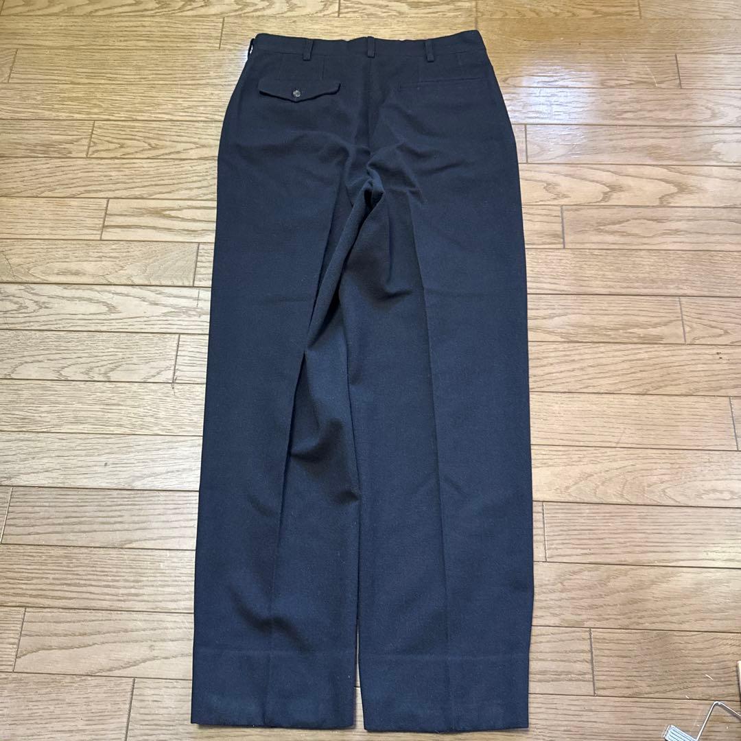 COMME des GARCONS HOMME ツータックパンツ ブラック　M