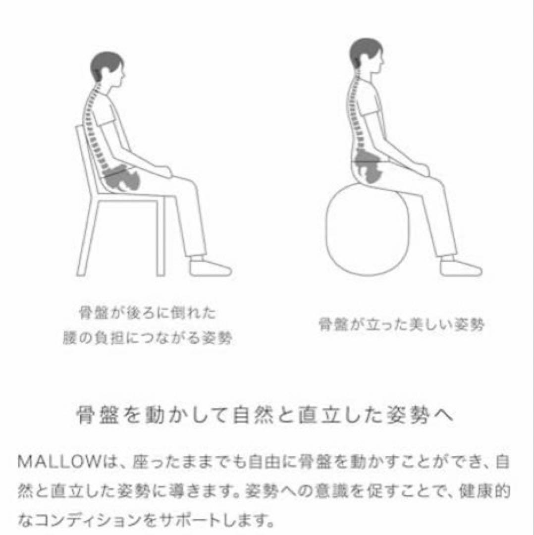 新品未開封　MALLOW MINI（マロウ ミニ）ネイビー　バランスボール