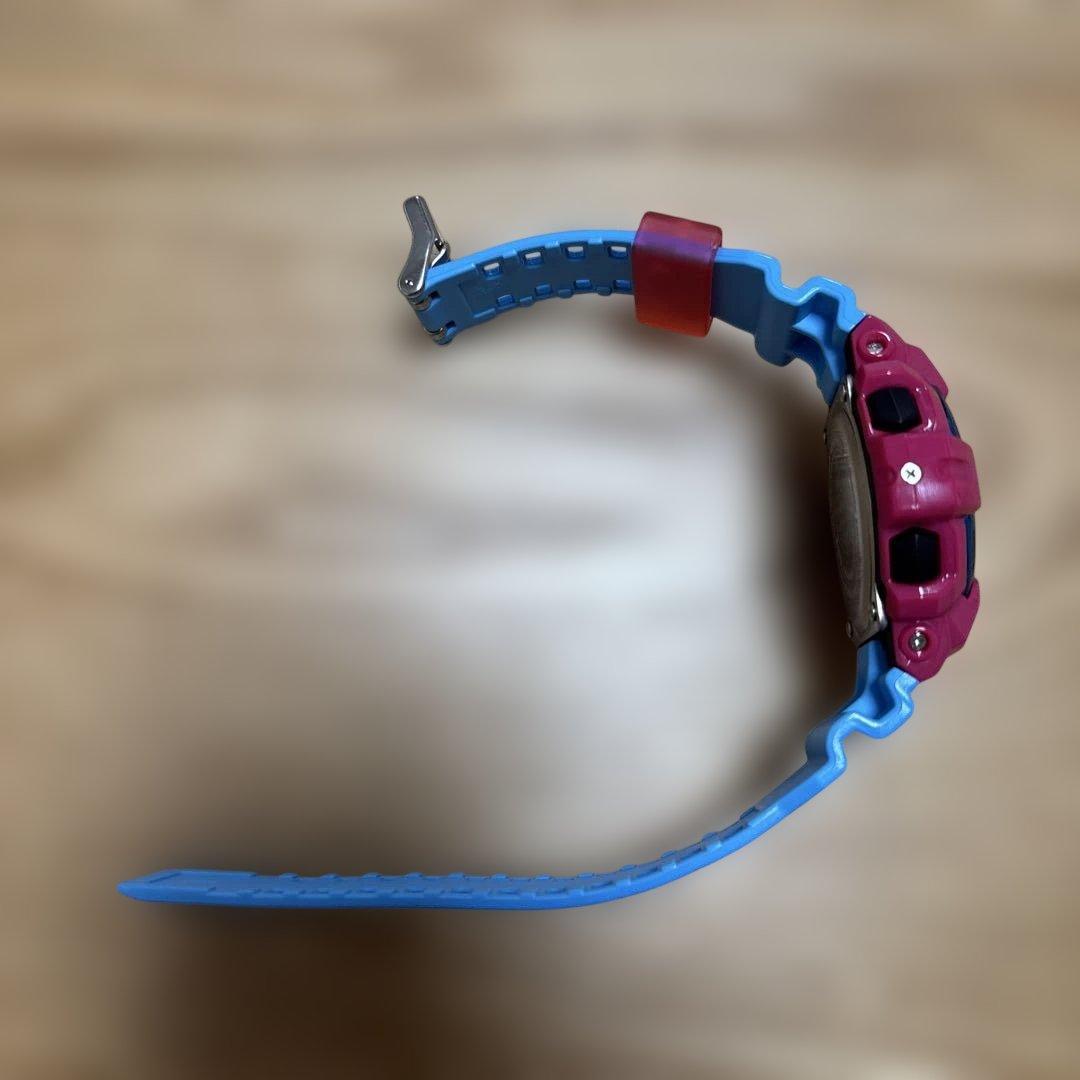 CASIO G-SHOCK ピンク ブルー デジタル腕時計