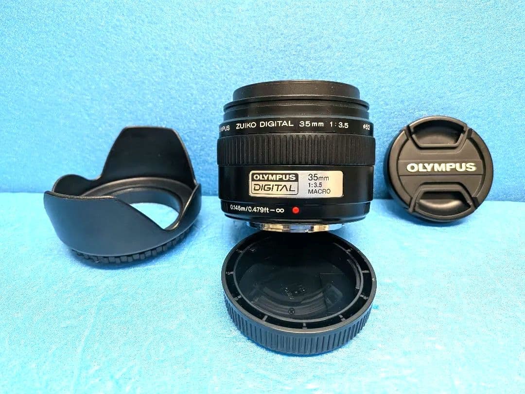 【美品】オリンパス ZUIKO DIGiTAL 35mくさm 1:3.5 マクロ