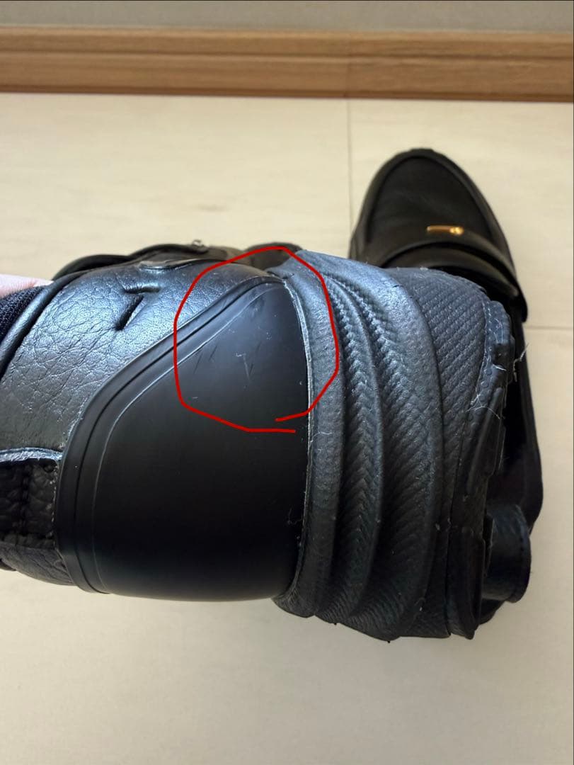 NIKE フェノメナ ブラック ローファー US7 24cm