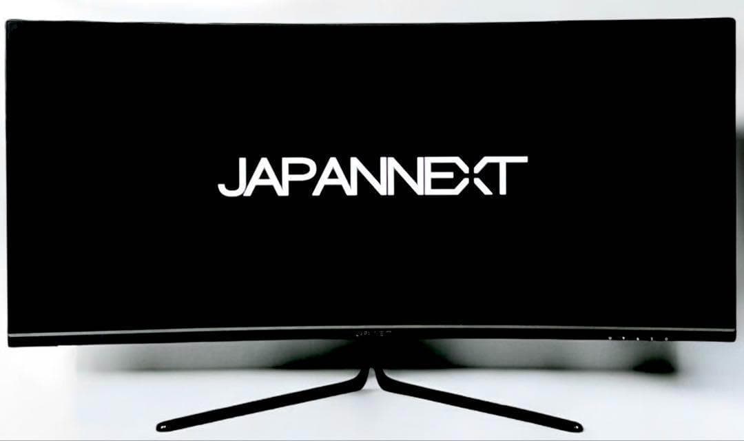 [極美品] JAPANNEXT 34インチ 大画面湾曲ゲーミングモニター