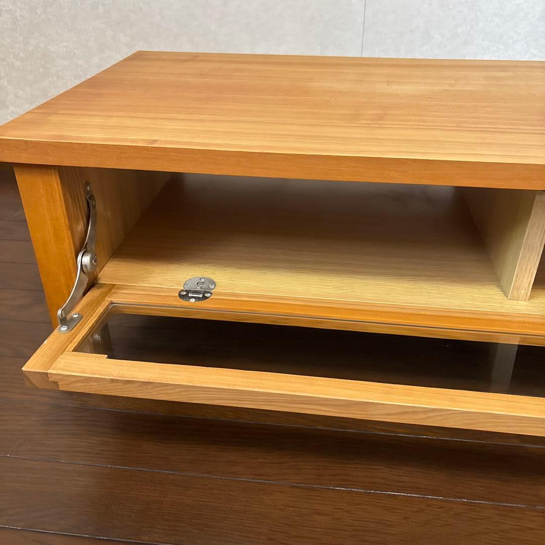 【美品】無印良品 テレビボード 廃盤 タモ材
