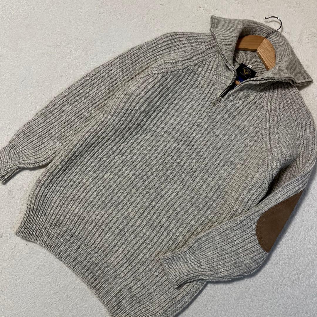 HIGHLAND2000 ハーフジップニットセーター　［英国製］★新品タグ付き★