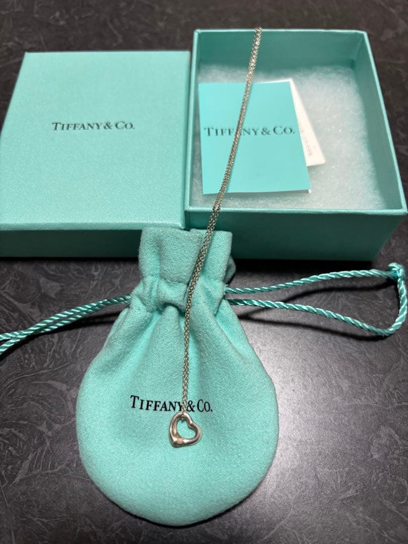 Tiffany & Co. シルバー オープンハート　ネックレス