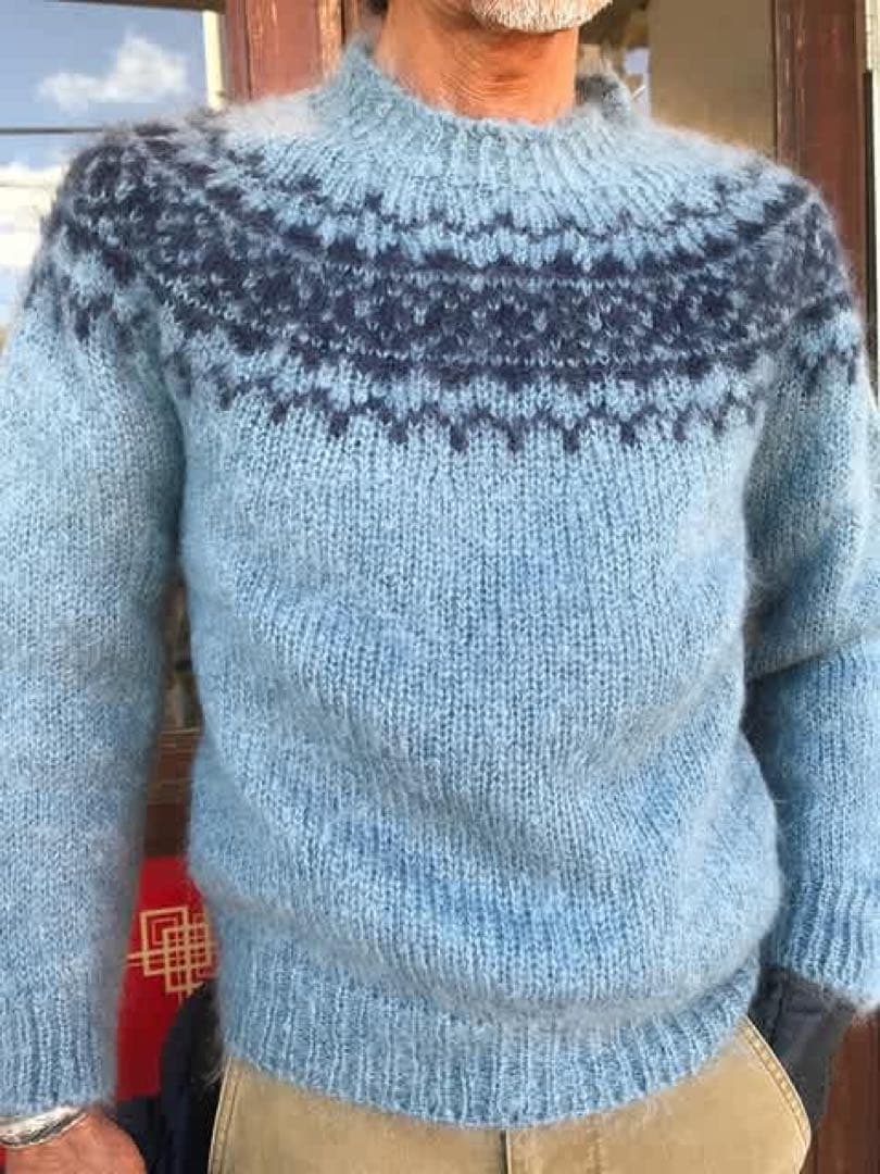 ボーイズマーケット別注 Harley of Scotland モヘアニット