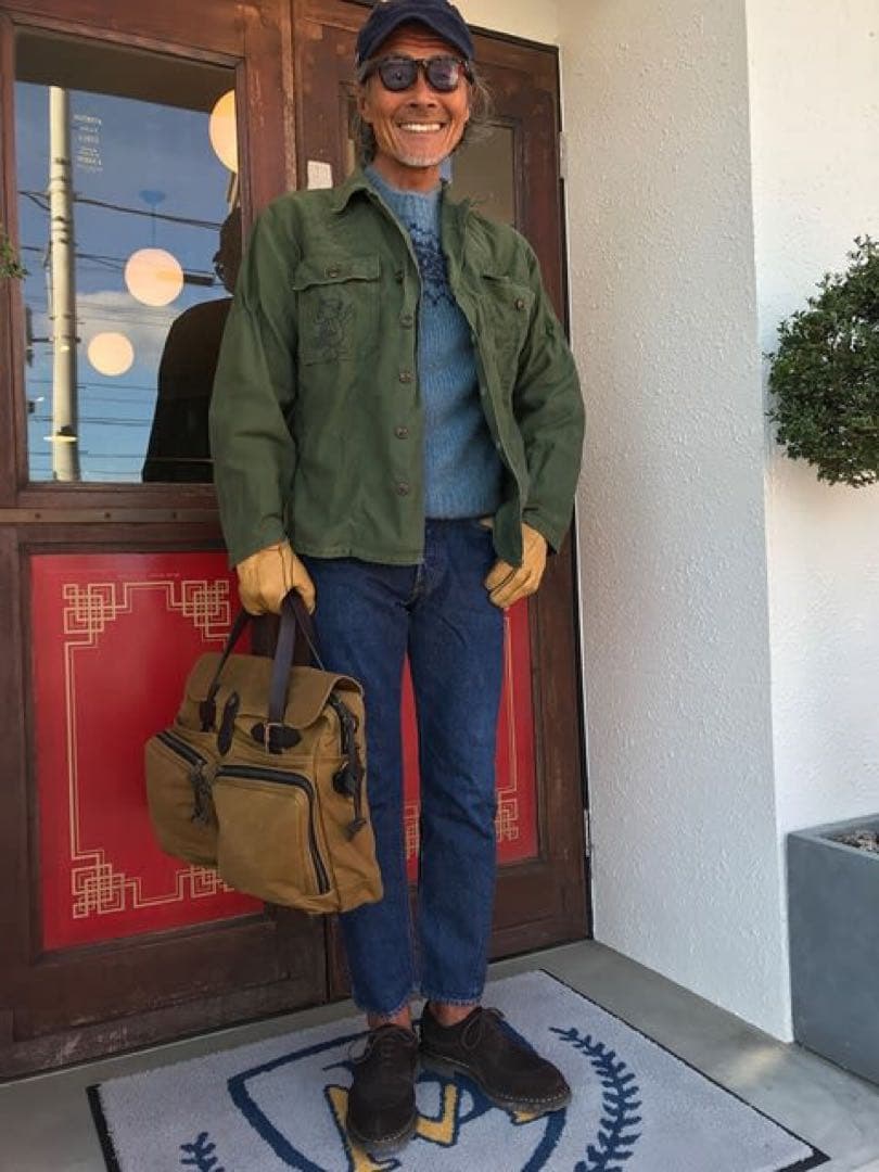 ボーイズマーケット別注 Harley of Scotland モヘアニット