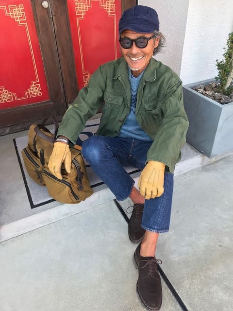 ボーイズマーケット別注 Harley of Scotland モヘアニット