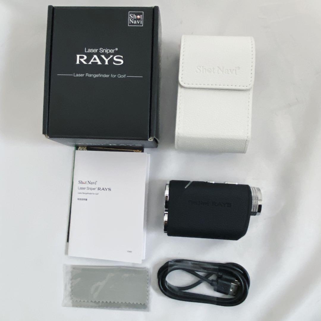 美品　Shot Navi ショットナビ　RAYS レイズ　ゴルフ距離計　ブラック