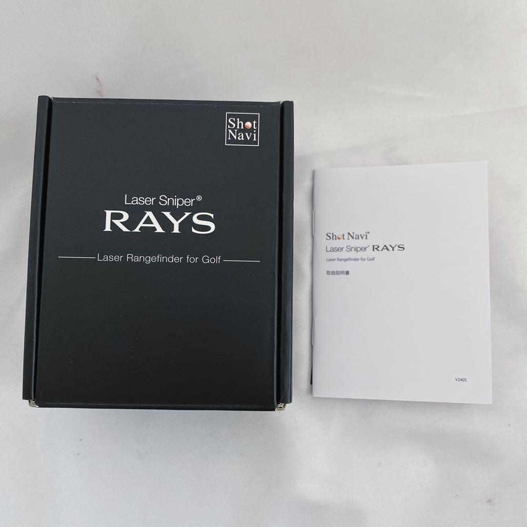 美品　Shot Navi ショットナビ　RAYS レイズ　ゴルフ距離計　ブラック