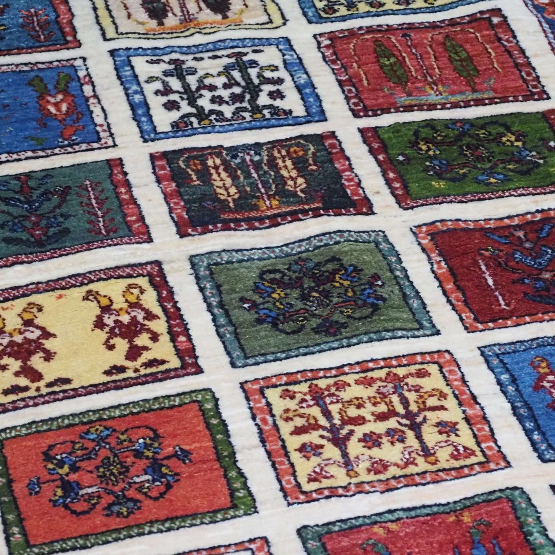 ゾランヴァリ　ギャッベ（中判）ルリバフ　174×119ｃｍ