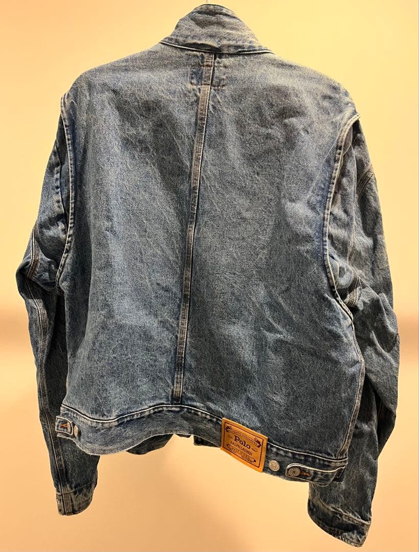 POLO ポロ　ラルフローレン　デニムジャケット　ビンテージ　Lサイズ