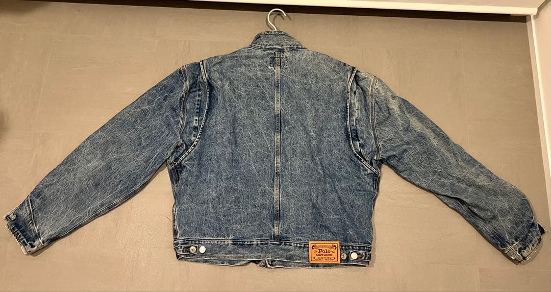 POLO ポロ　ラルフローレン　デニムジャケット　ビンテージ　Lサイズ