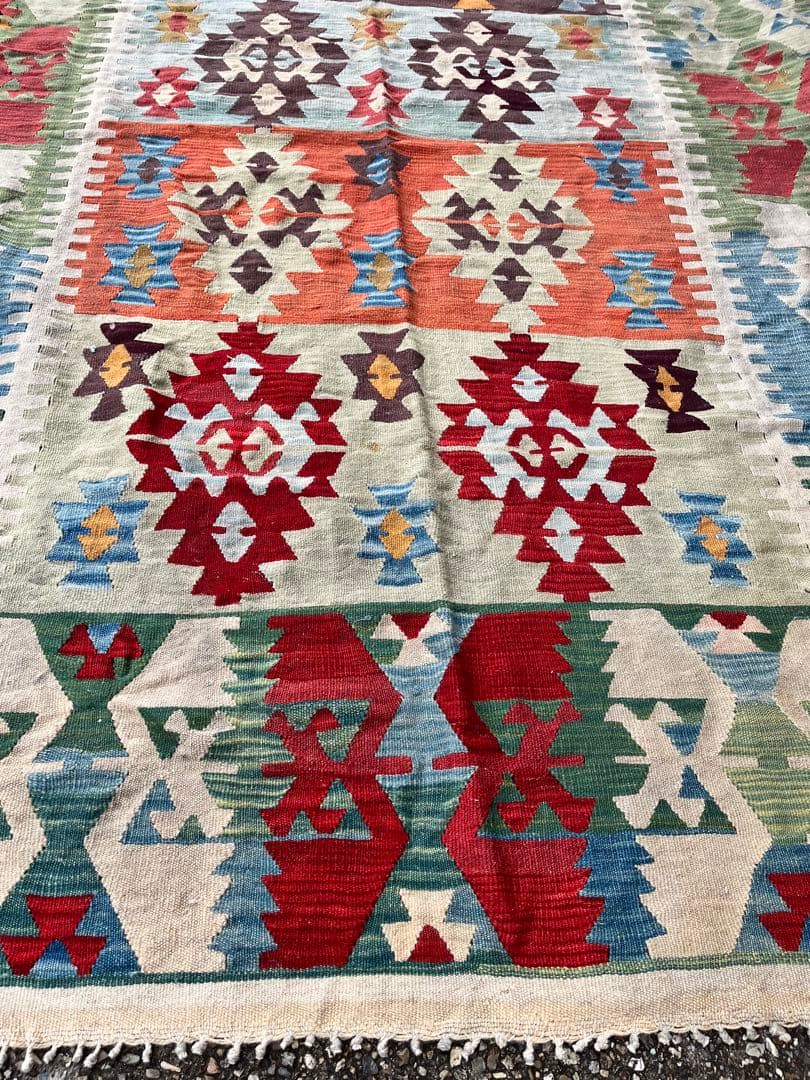 オールドキリム　ラグ　1930s ヴィンテージ　アンティーク