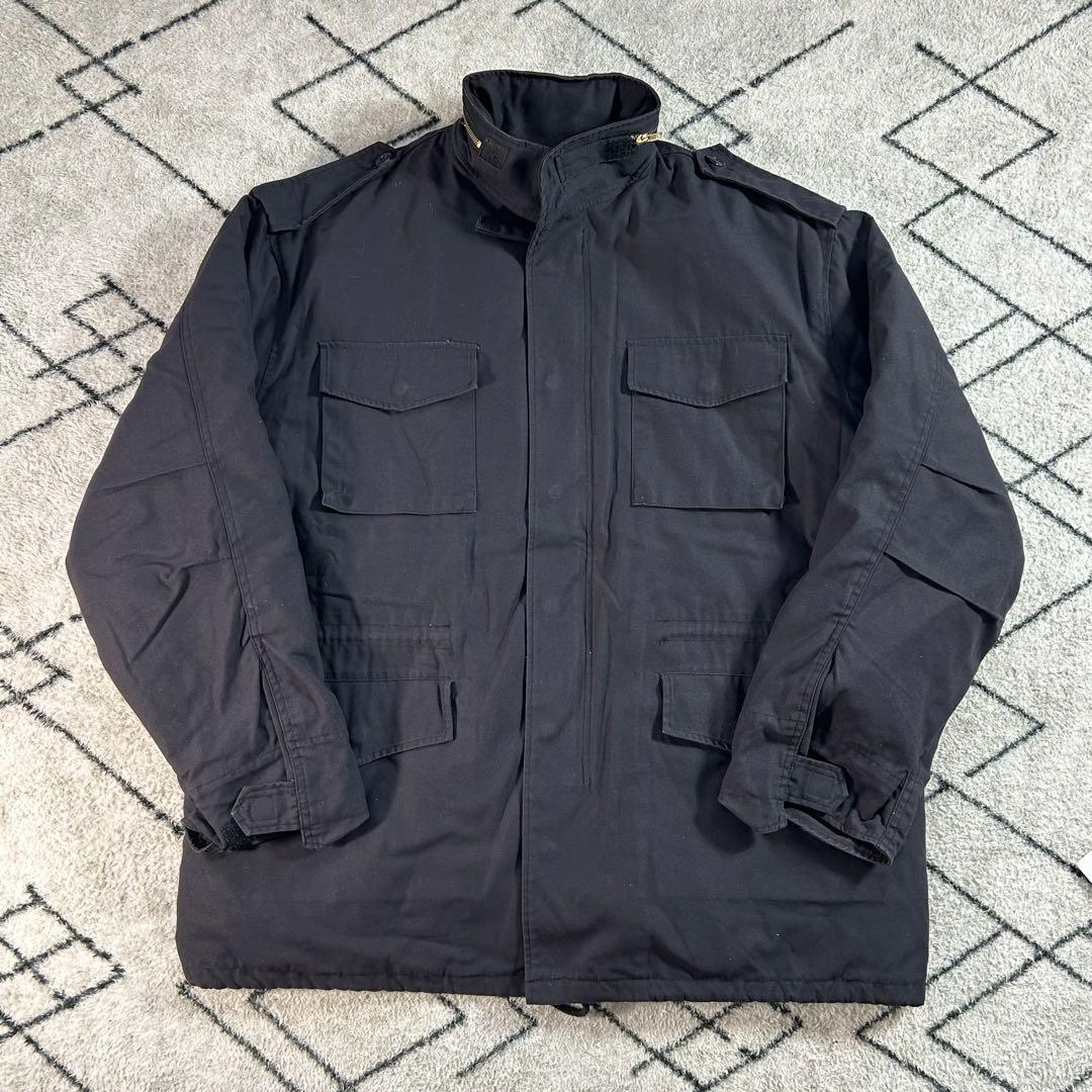 美品 ROTHCO ライナー付き M65 ミリタリー ジャケット ブラックXL