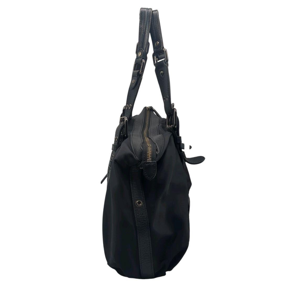 【美品】バーバリーブルーレーベル ハンドバッグ 黒 ZAE32-017-09