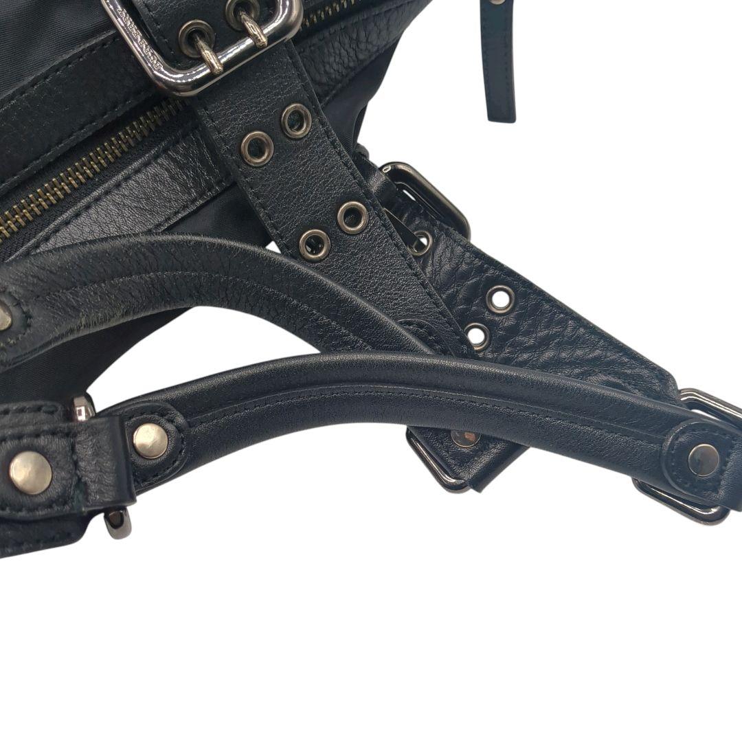 【美品】バーバリーブルーレーベル ハンドバッグ 黒 ZAE32-017-09