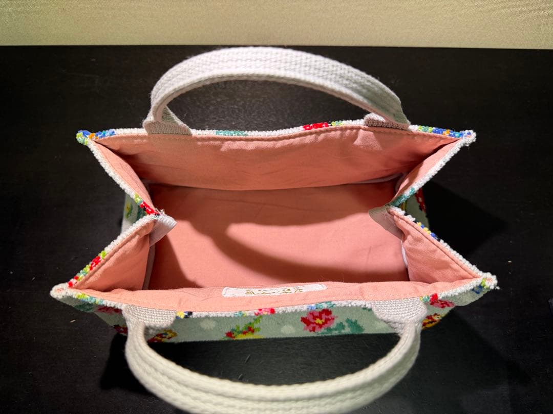 フェイラー　ハイジ　ベッドサイドバスケット　シルバーグレー　中古