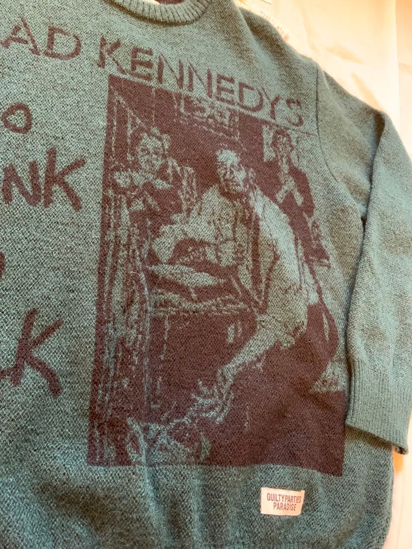 新品　希少　WACKO MARIA /DEAD KENNEDYS モヘアニット