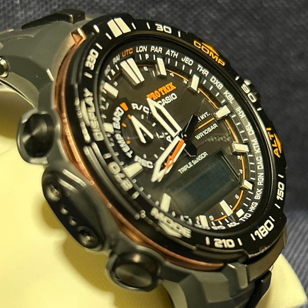 美品 CASIO PROTREK PRW-6000Y 電波ソーラー