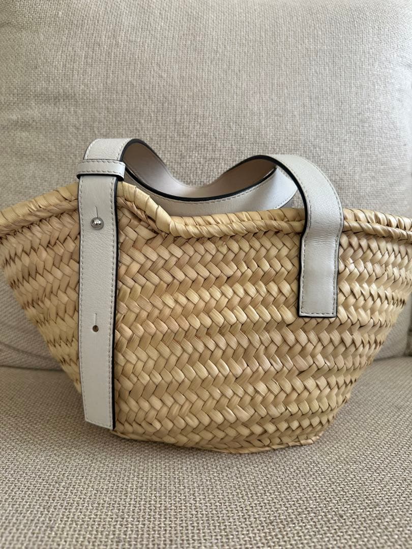 LOEWE ロエベ かごバッグ スモール ホワイト