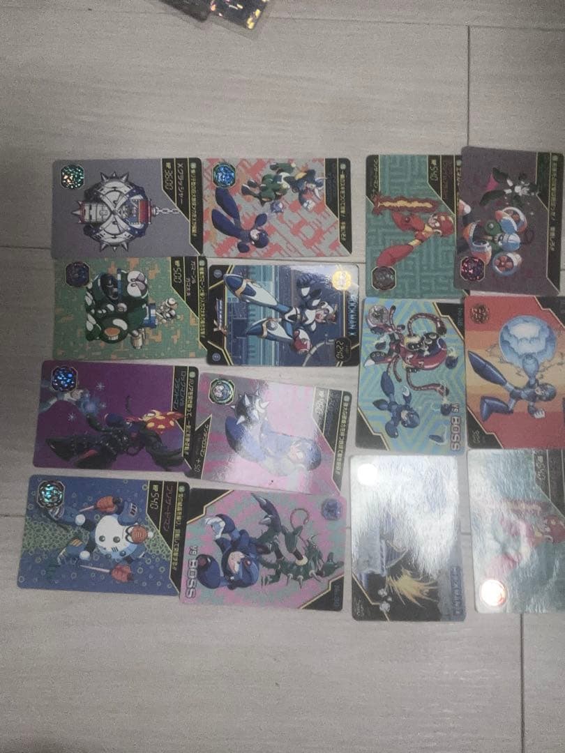 当時物　カードダス　ロックマン18枚セット