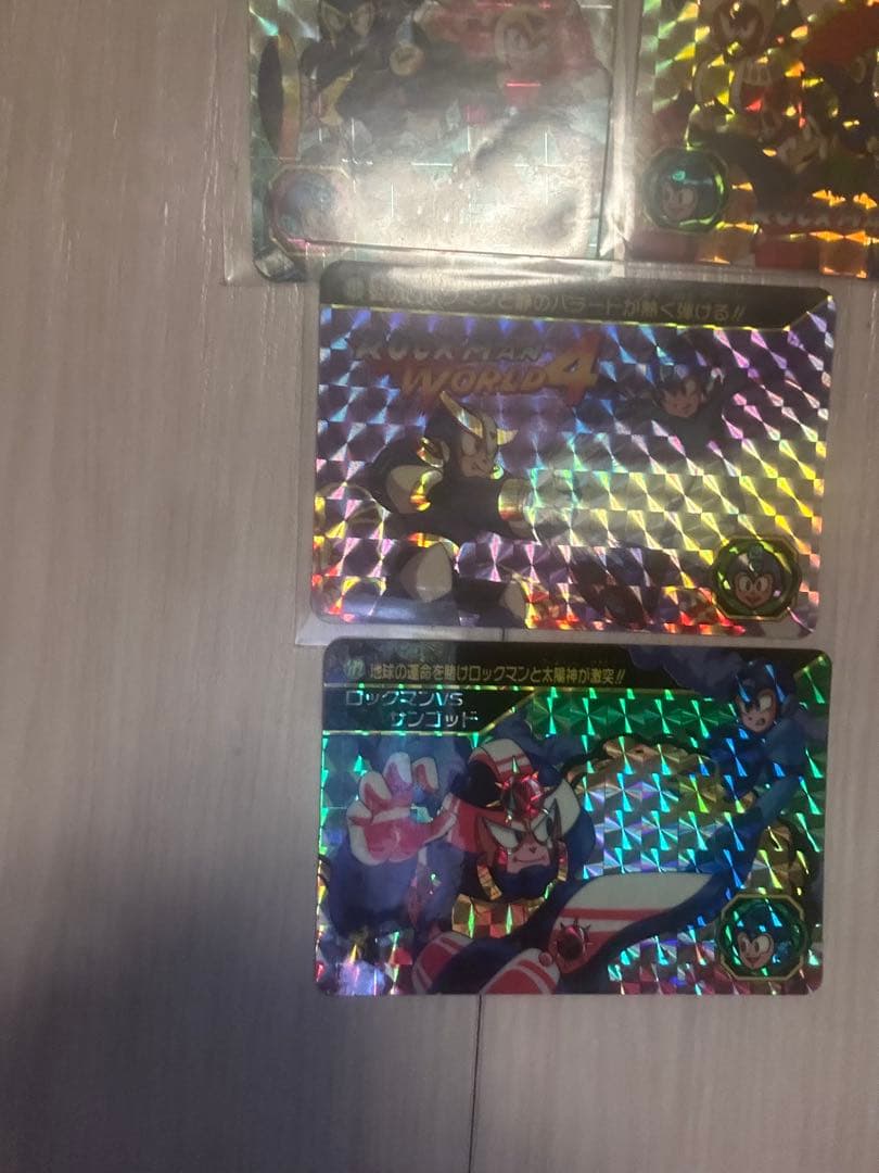 当時物　カードダス　ロックマン18枚セット