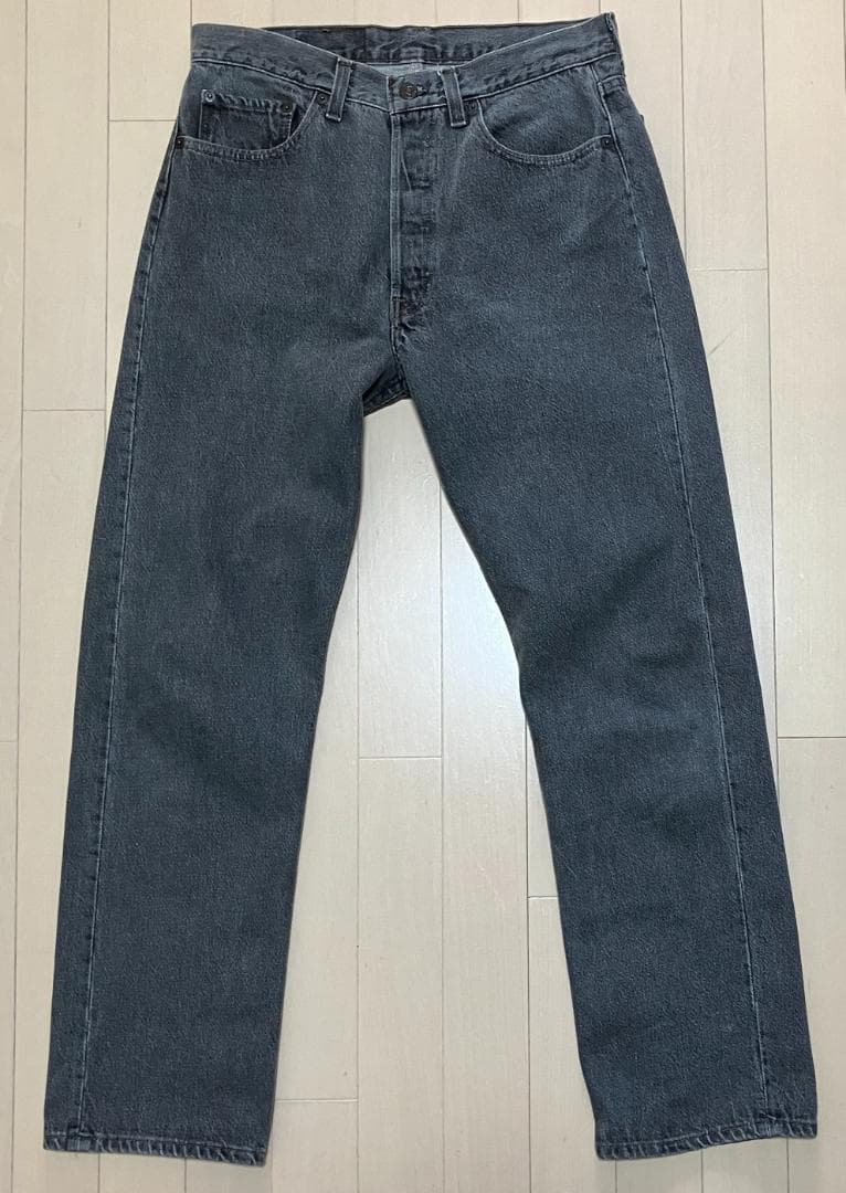 【W33 L30】Levis501 先染めブラック 80年代 アメリカ製