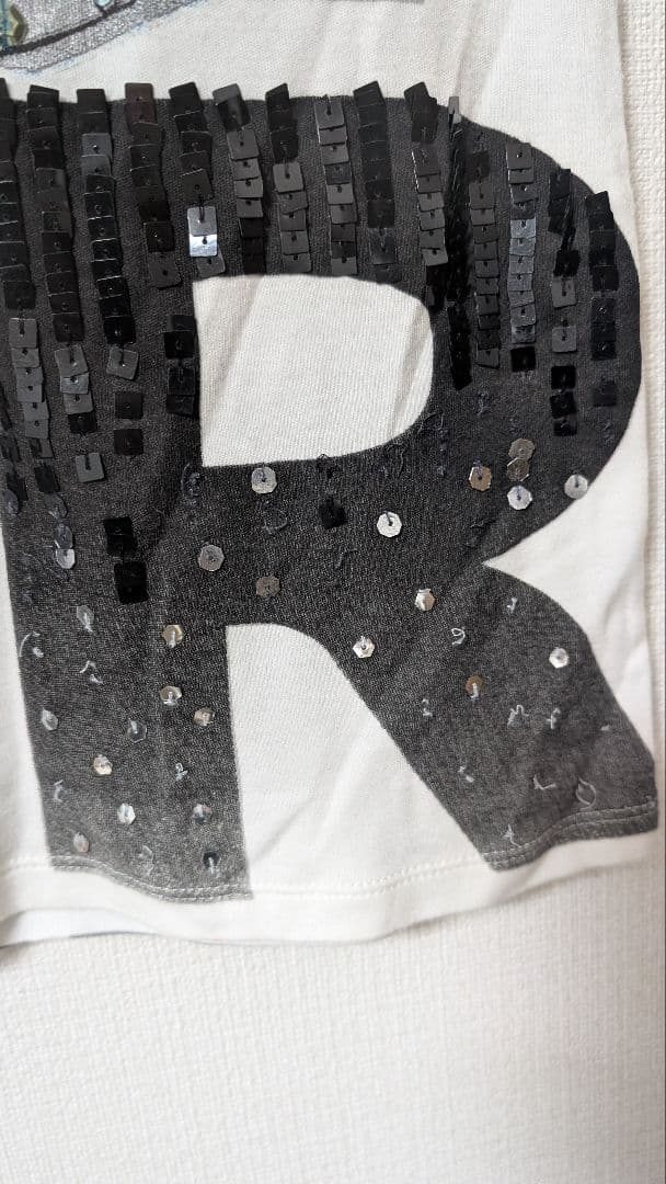 希少　Christian Dior ガリアーノ期 スパンコール Tシャツ　36