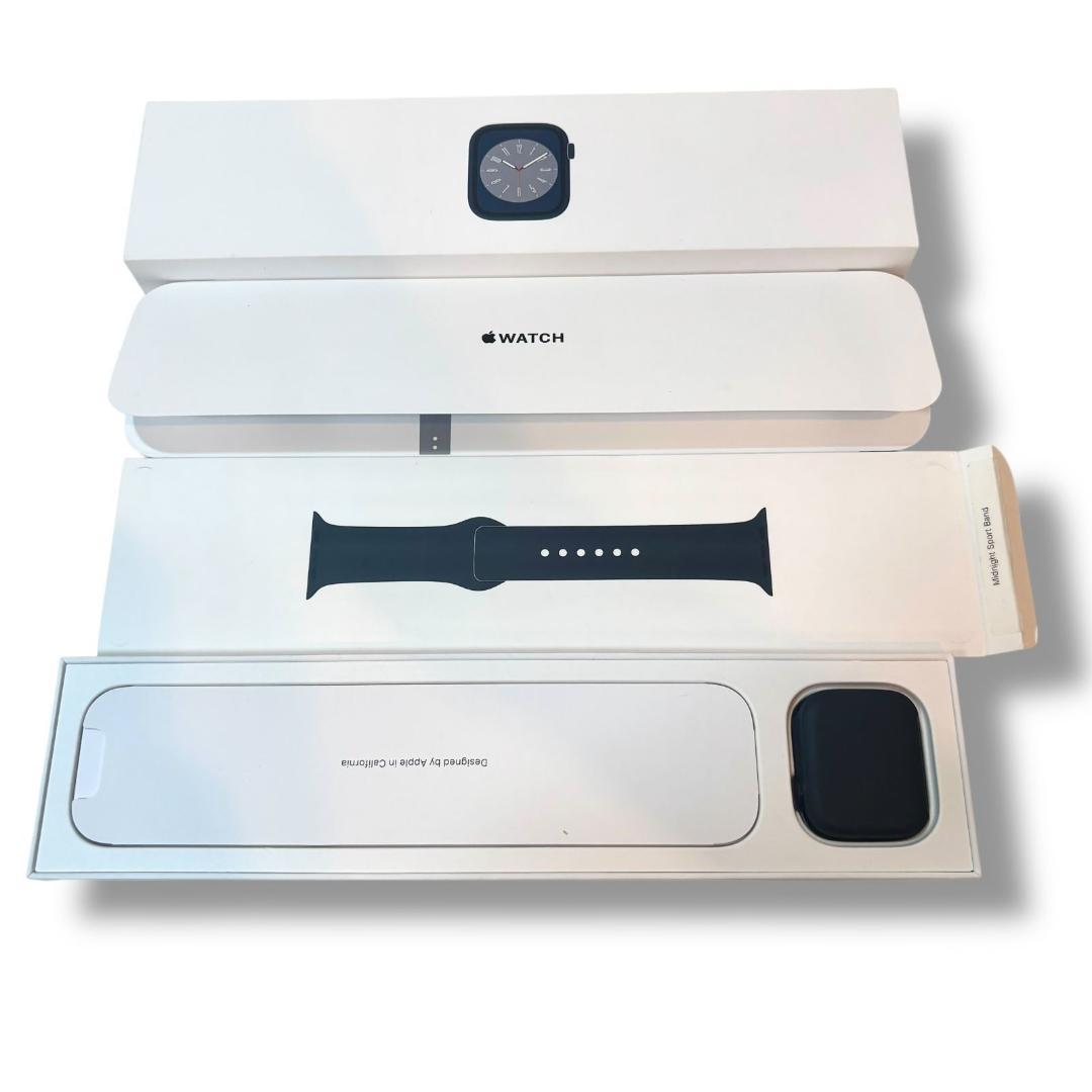 アップルウォッチ シリーズ8 A2775 45mm GPS バッテリー100%