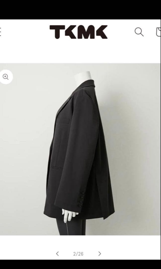 タキマキ　トレーニングウェア　オーバーサイズジャケット