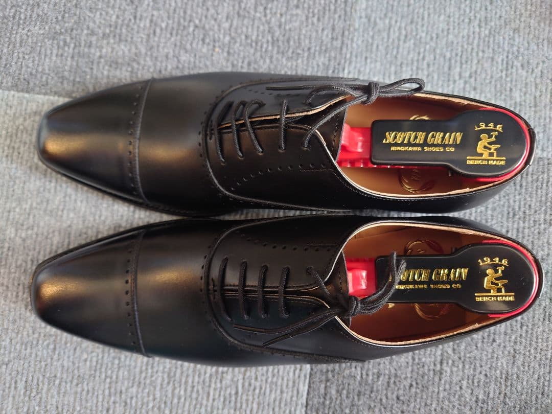 SCOTCH GRAIN ベルオムドレスシューズ 756 ブラック 25.0cm