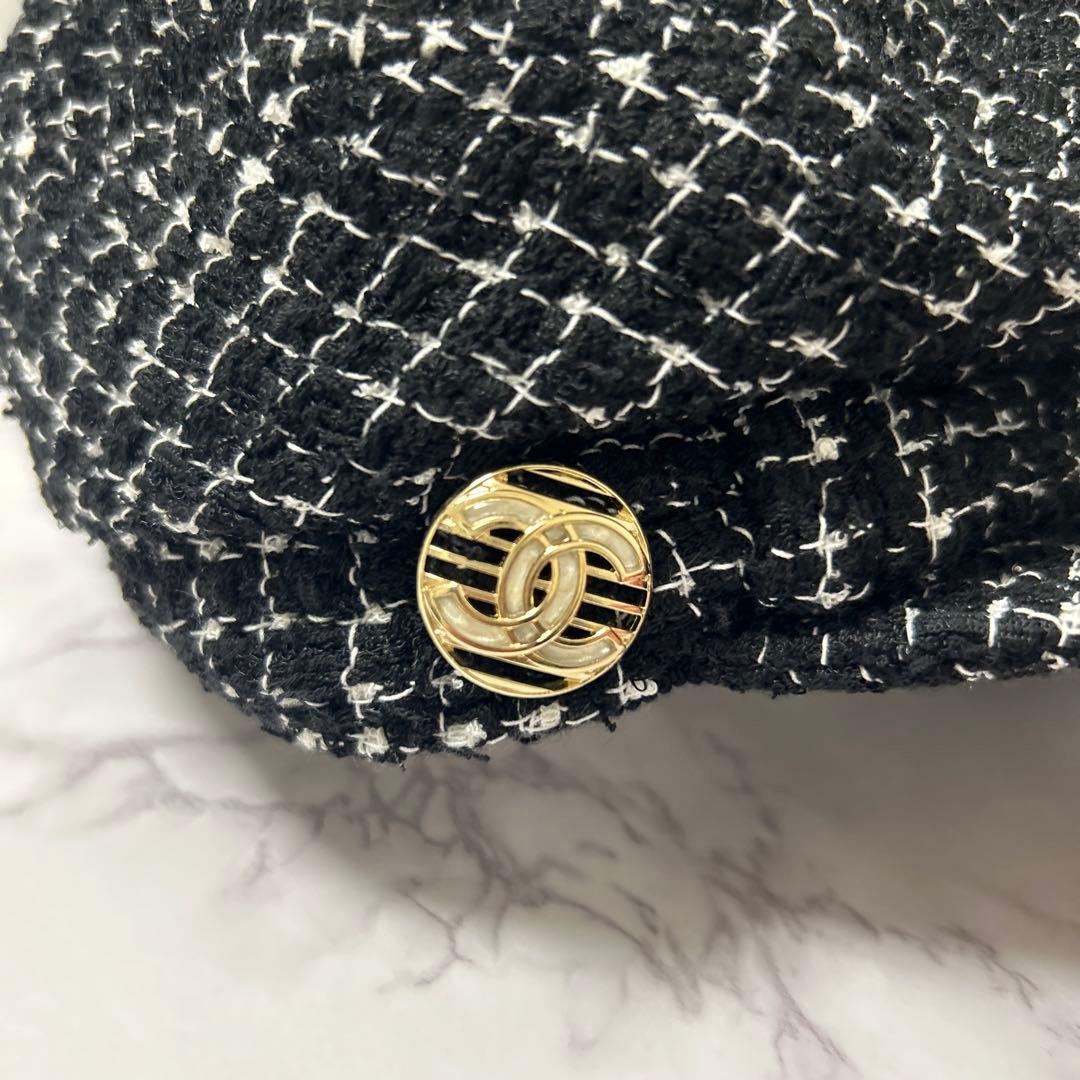 【未使用】CHANEL シャネル⭐︎キャスケット　帽子　ツイード