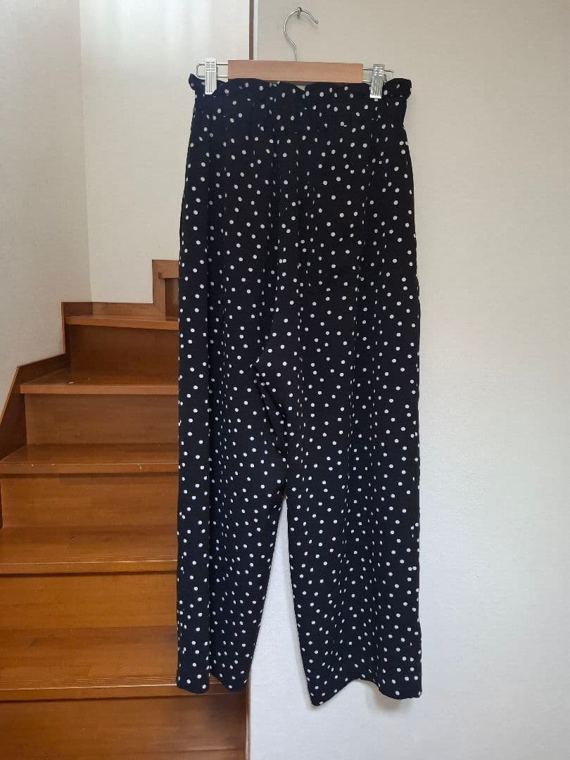 ※専用Cross＆Cloth Polkadotprintstraighpants