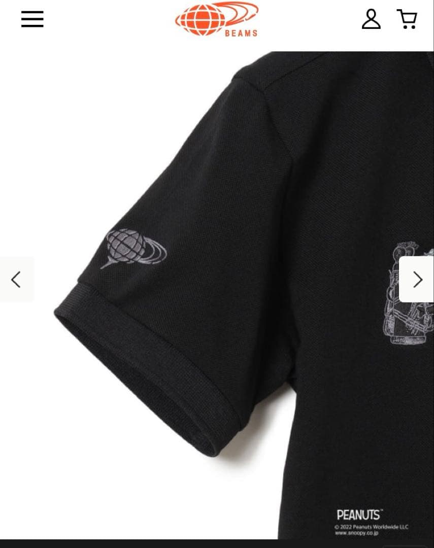 ビームスゴルフ　レディース ポロシャツ スヌーピー　コラボ　L