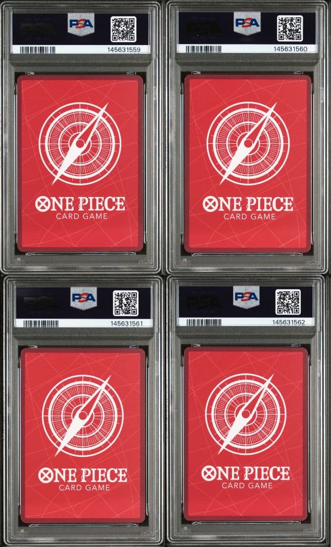 【PSA10】4連番 2nd Anniversary　リーダーパラレル ルフィ