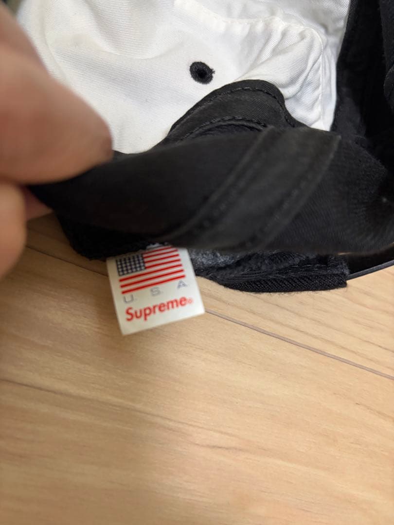 17AW SUPREME Arabic Logo 6-Panel CAP 黒