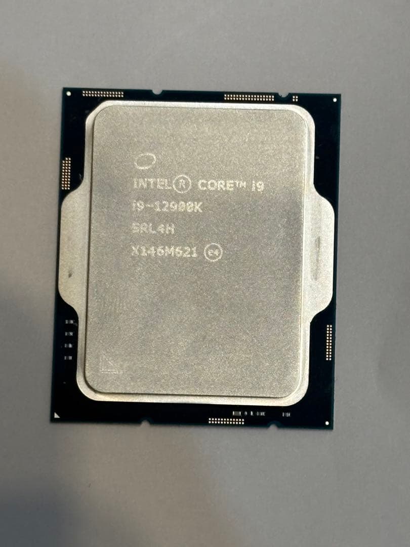 Intel Core i9 12900K CPU SRL4H 動作確認済み