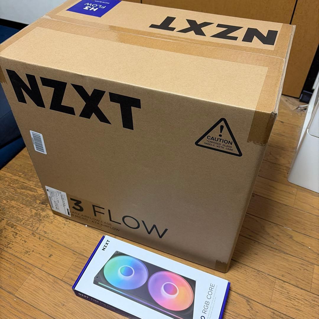 NZXT H3 PCケース2025年版　ケースファン付き